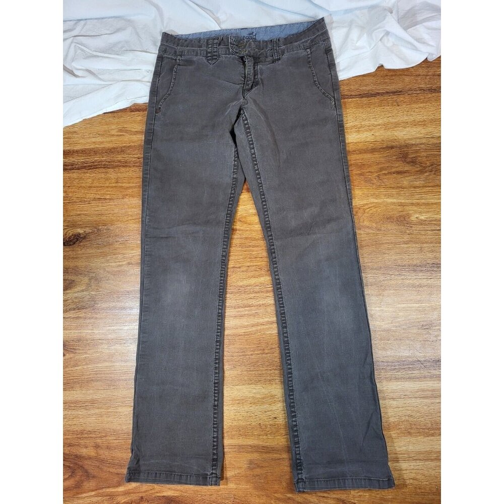 Toad & Co Pants Women's Size 2 Checkov Outdoor Stretch Chino Gray